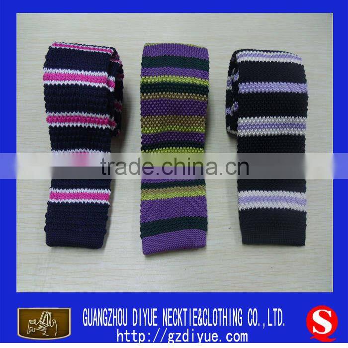 colorful sik knit tie for young man