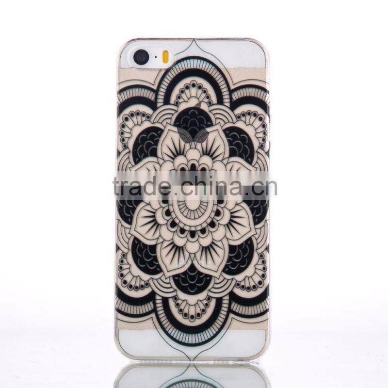 Super Soft TPU Black Printing Case For Iphone 6 For Samsang S7