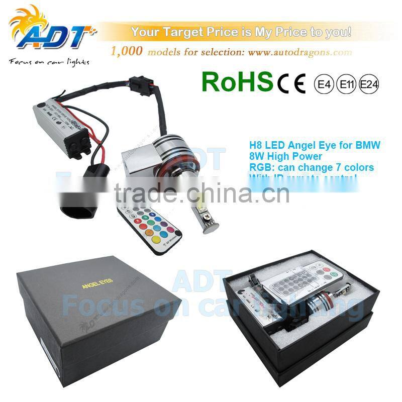 remote color change RGB LED Angel Eyes Marker For BMW