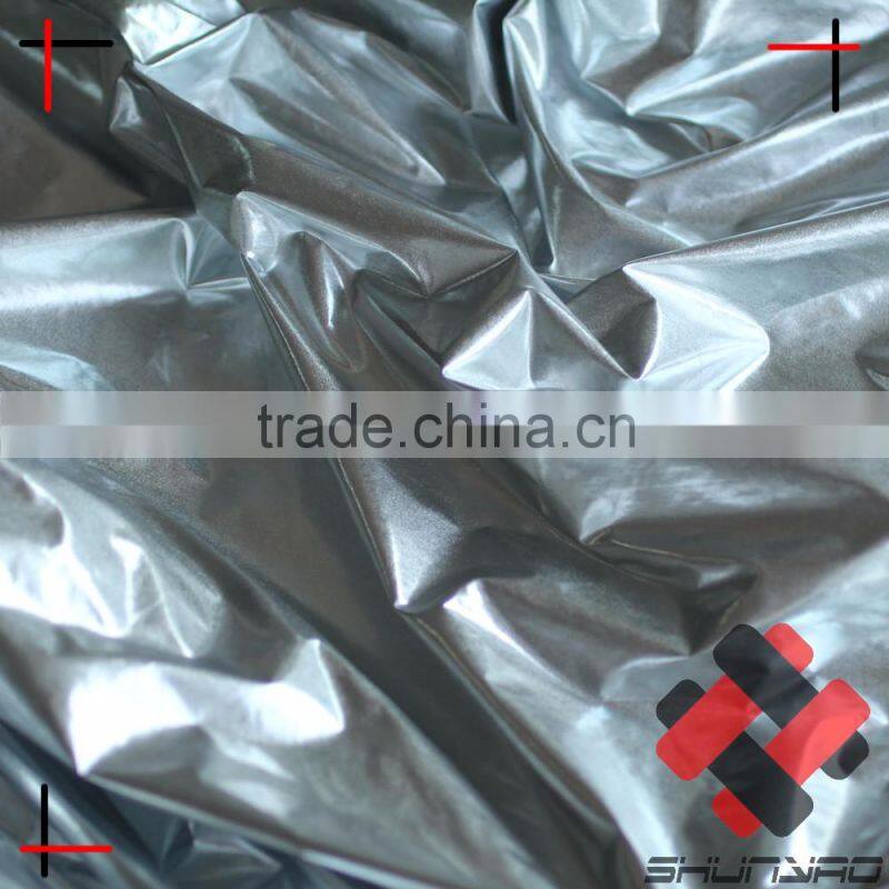 ultralight nylon silver down jacket fabric