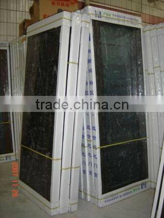 pvc glass louvered door