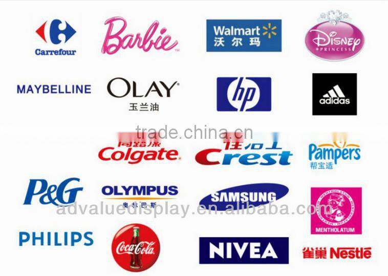 POS cardboard sidekick power wing display rack