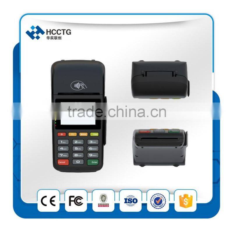 android Mobile pos terminal Magnetic reader and NFC reader with thermal printer/keypad/display --HTY800