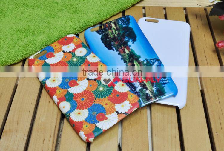 Polymer mobile phone case, plastic mobile case for iphone 6 plus, blank polymer phoen case, 3d polymer mobile cover