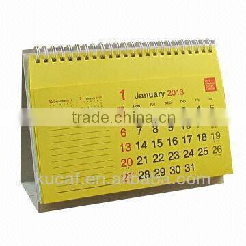 Custom Printing Kraft Promotion Table Calendar 2015