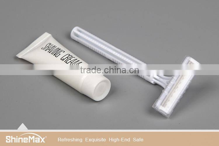 hotel type twin blade stainless steel disposable razor