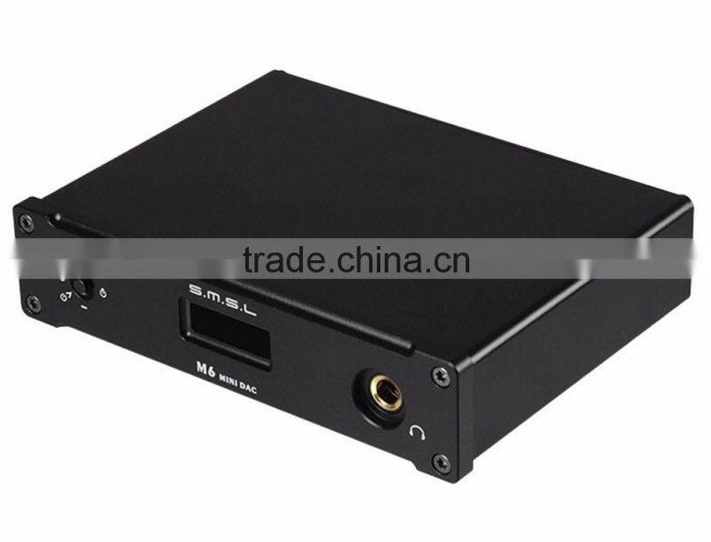SMSL M6 32Bit/384KHz HiFi Multifunctional Mini DAC Decoder + Headphone Amplifier Asynchronous