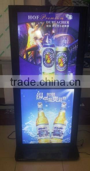 outdoor double side led vertical advertising light box