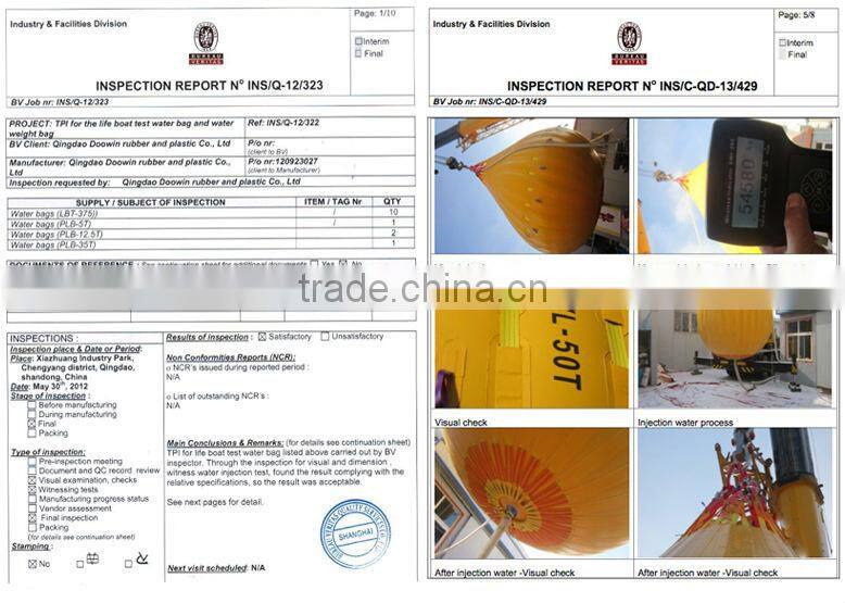 10MT Ballast Waterload Test Weight Bags