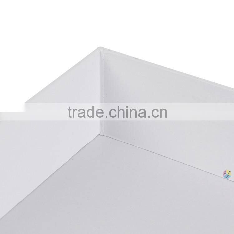 white hair packaging boxes custom logo white