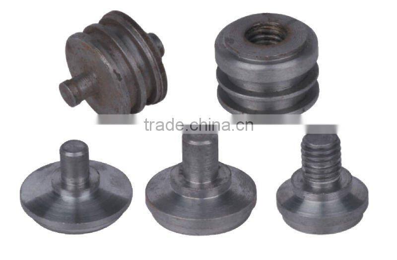 Gas Spring tube connector end cap with metal eye