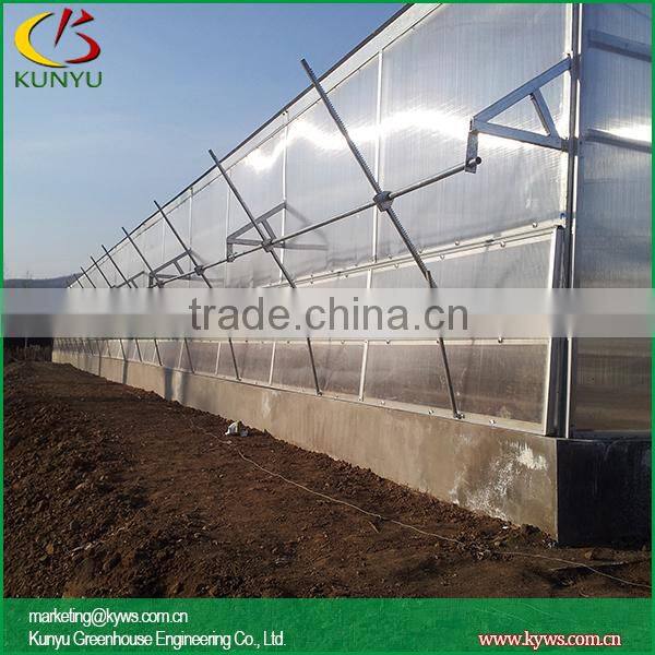 Venlo type polycarbonate greenhouse greenhouse for agriculture