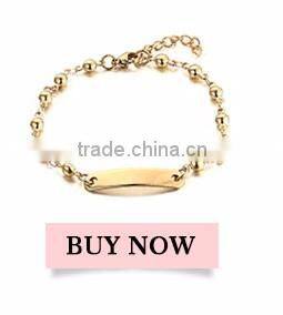 Simple Design Stainless Steel European Style Girls Hand Bracelet