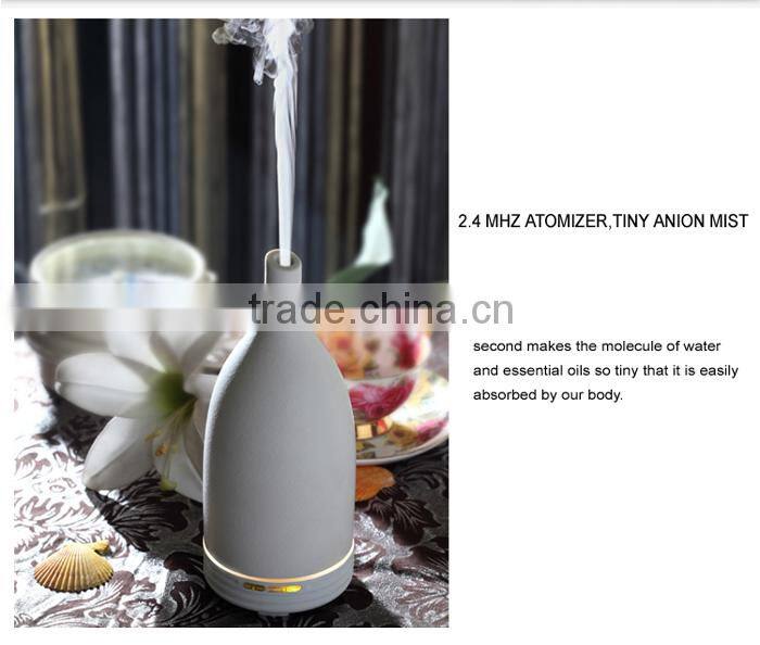 Top quality ultrasonic ceramic air freshener, electric aromatherapy diffuser
