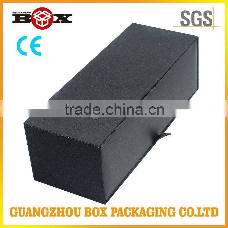 Black Drawer Paper Packaging Box for leather belt