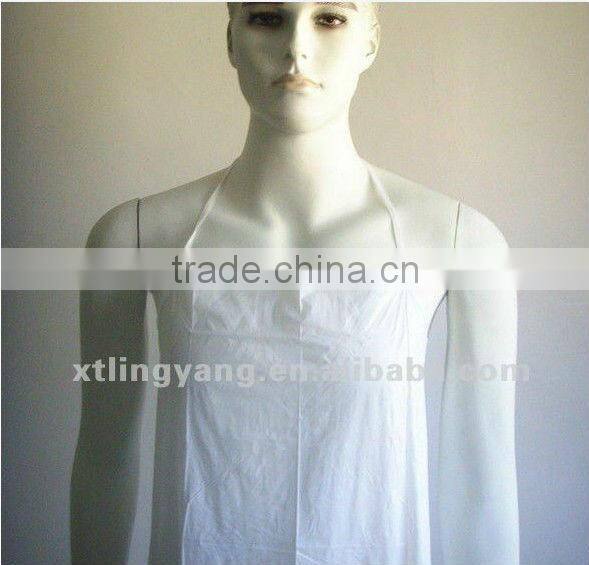 Disposable medical PE plastic apron