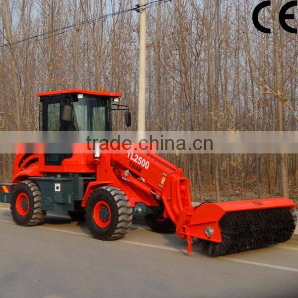 china new mini telescopic forklift TL2500, multifunction telescopic handler forklift