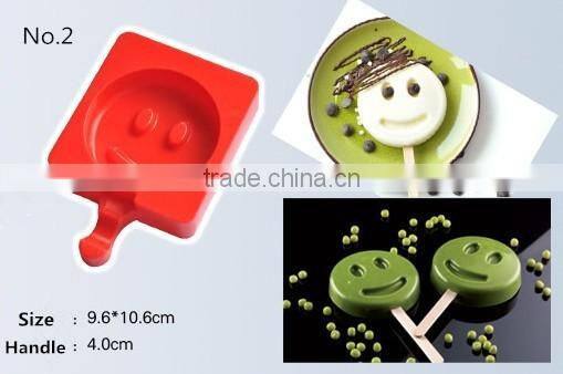 2016 Hot summer gadget silicone Popsicle mold,cute ice cream tools