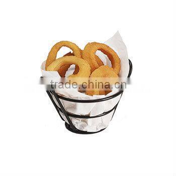 18-8 Stainless steel Mini chips basket with 2 Loop handle
