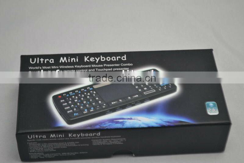 Cheapest 2.4Ghz Mini Wireless Keyboards with IR Remote Control for Android TV BOX