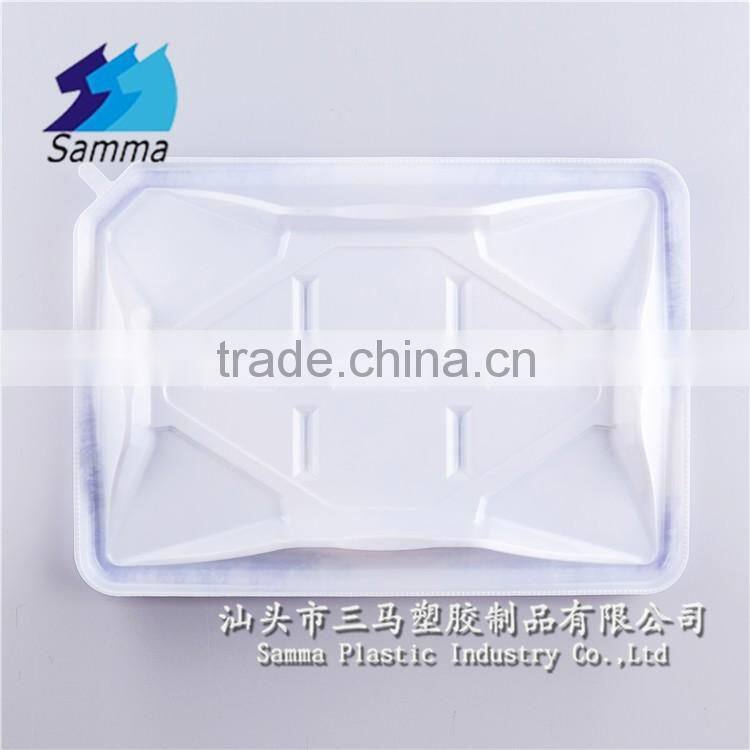 KW-0015GA sushi container/eco-friendly square sushi party tray