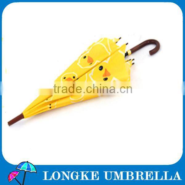 children or adult using Lovely Yellow duck straight umbrella