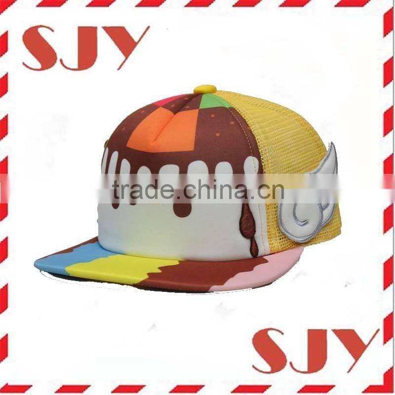 Flat bill baby hat wholesale kids custom snapback hat
