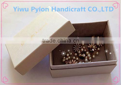 Luxury handmade custom logo paper jewelry gift box
