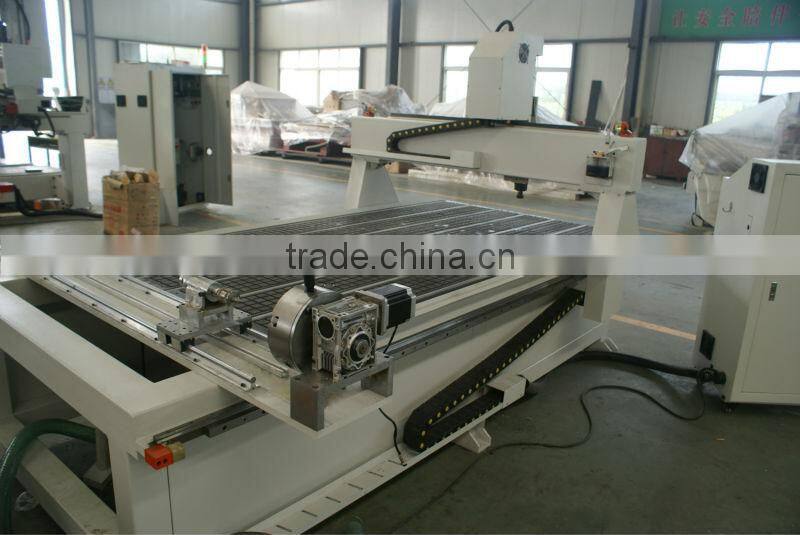 Fulling Inverter 4 Axis Wood Cylinder CNC Wood Router for MDF,PVC, CNC 1325 Router Machine