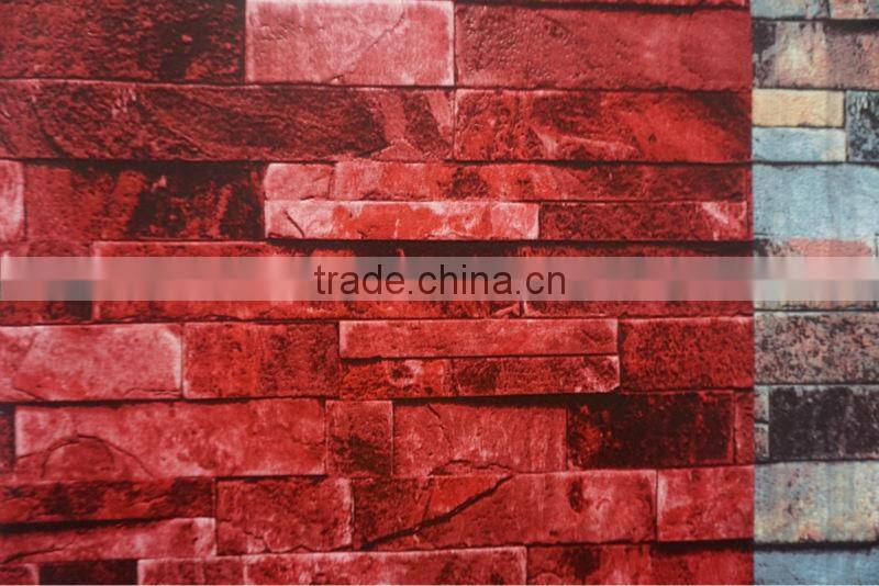 3d stone wallpaper for home decoration