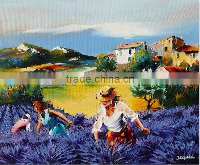 china handmade Figure oil painting canvas painting colorful painting