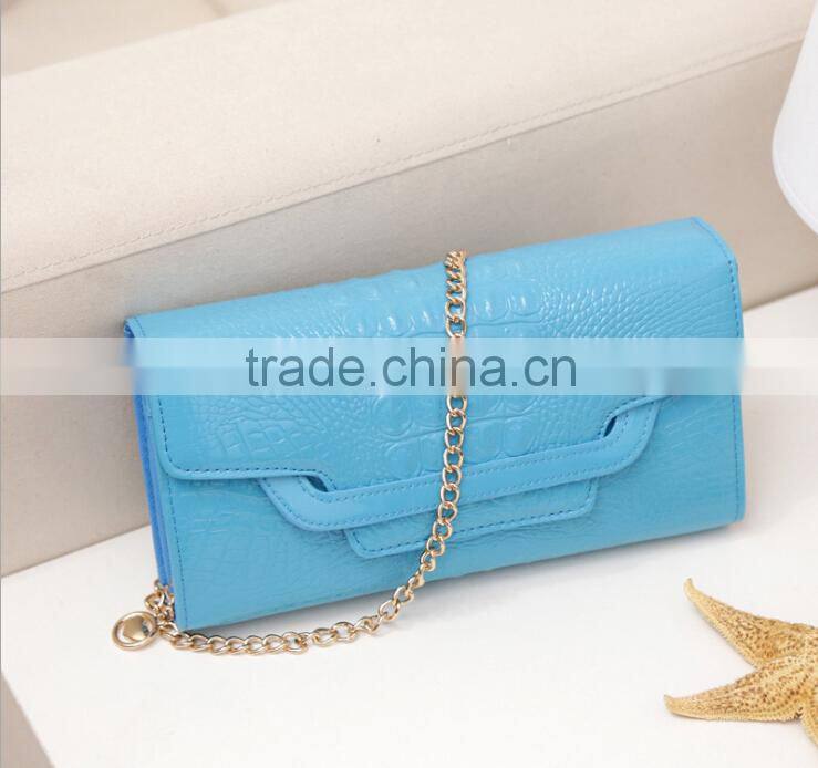 new lady leather handbag fashion makeup bag
