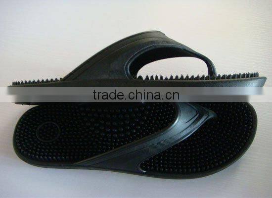 massage slippers,black slippers,pvc air blowing slippers