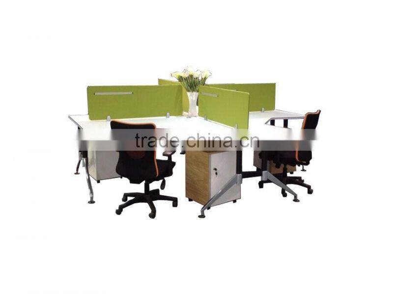 High Quality and Practical Design 4 Seater Office Workstation Office Table