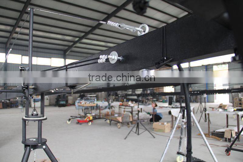 Professional 8m square DV jimmy jib crane film&video shooting TV camera crane