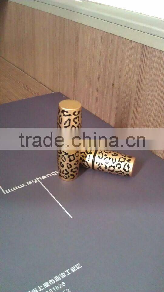 The Leopard Sprint tube for Metal Lipstick Containers for Cosmetic Use