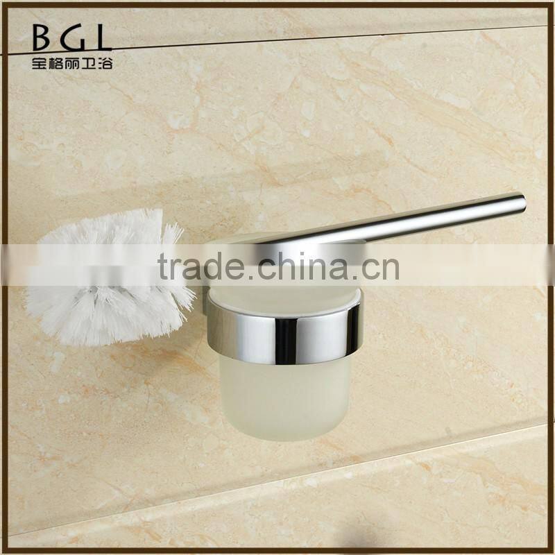 manufactory zine alloy sliver bathroom accessories most friendly toiet brush holder