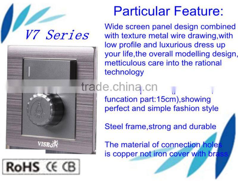 Electrical Wall Socket + dimmer Switch with light Best Selling