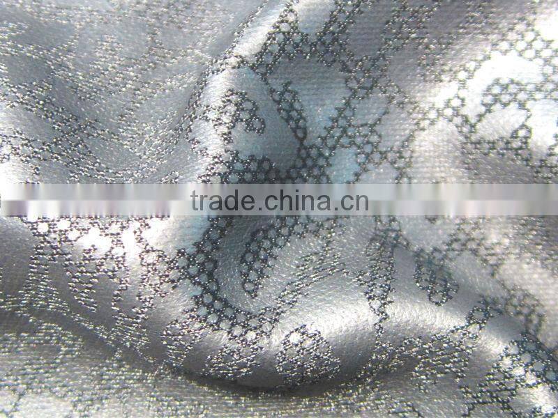 Hot Sale scuba Polyester in spandex fabric with foil