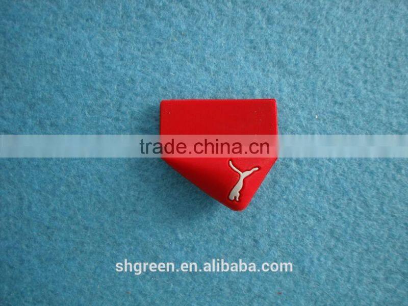 Sightly monkey logo silicone rubber tag for hoodies&sweatshirt