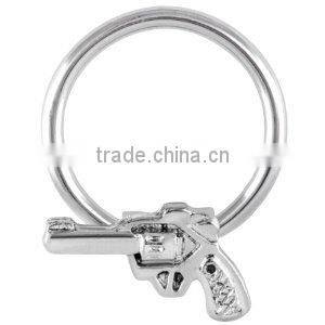 Fashion Jewelry Grade 23 Solid Titanium Captive Bead Ring CBR Ball Closure Ring BCR Fake Lip Piercng