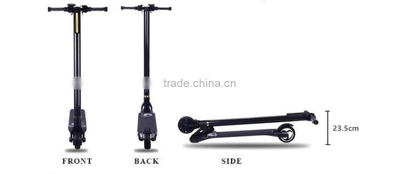 2016 fashion skateboards with handles folding electric scooter for adult