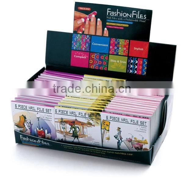 Nail care matchbox disposable nail files