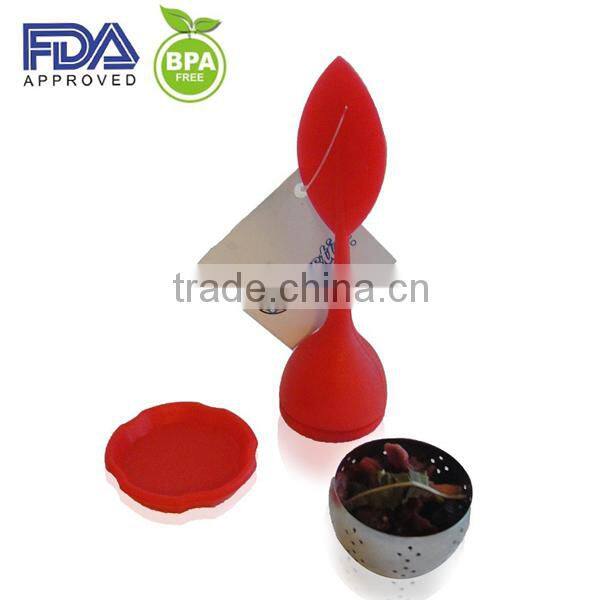 floating duck silicone tea filter silicone tea infuser stainless steel tea strainer,tea bag ,tea leaf ,tea diffuser