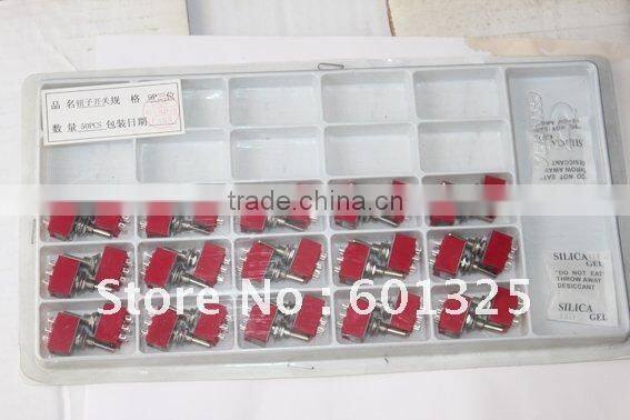 MTS-302 Toggle Switch 9 Pins 3PDT ON-ON