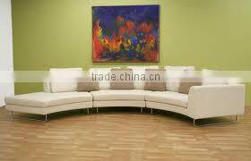 chaise lounge two seat half moon shape sofa