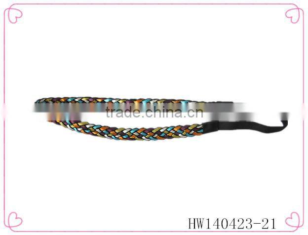 Small elastic headband,braided hair wrap,accessorie for girls
