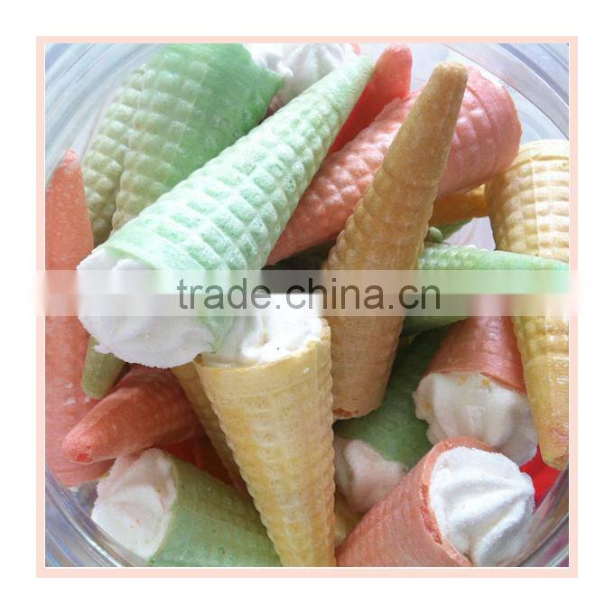 wholesale bulk halal marshmallow cener filled strawberry jam with ice cream pacakge