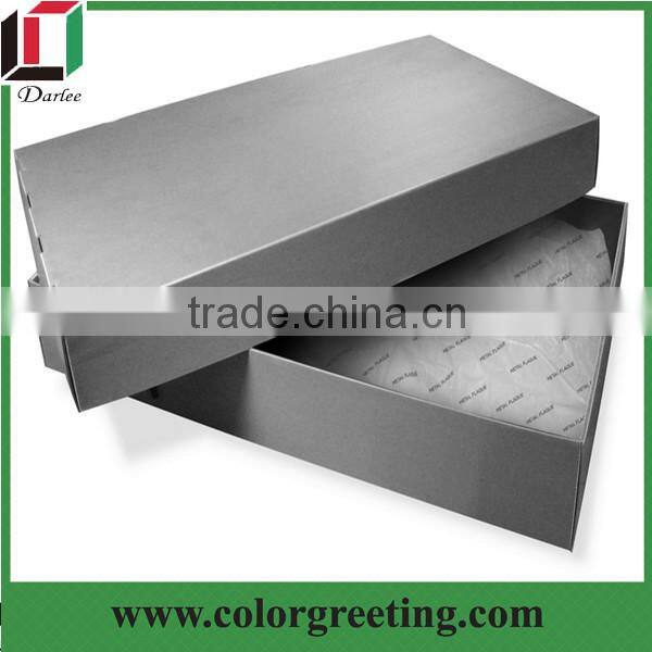 Alibaba China handmade custom empty paper garment box design underwear box