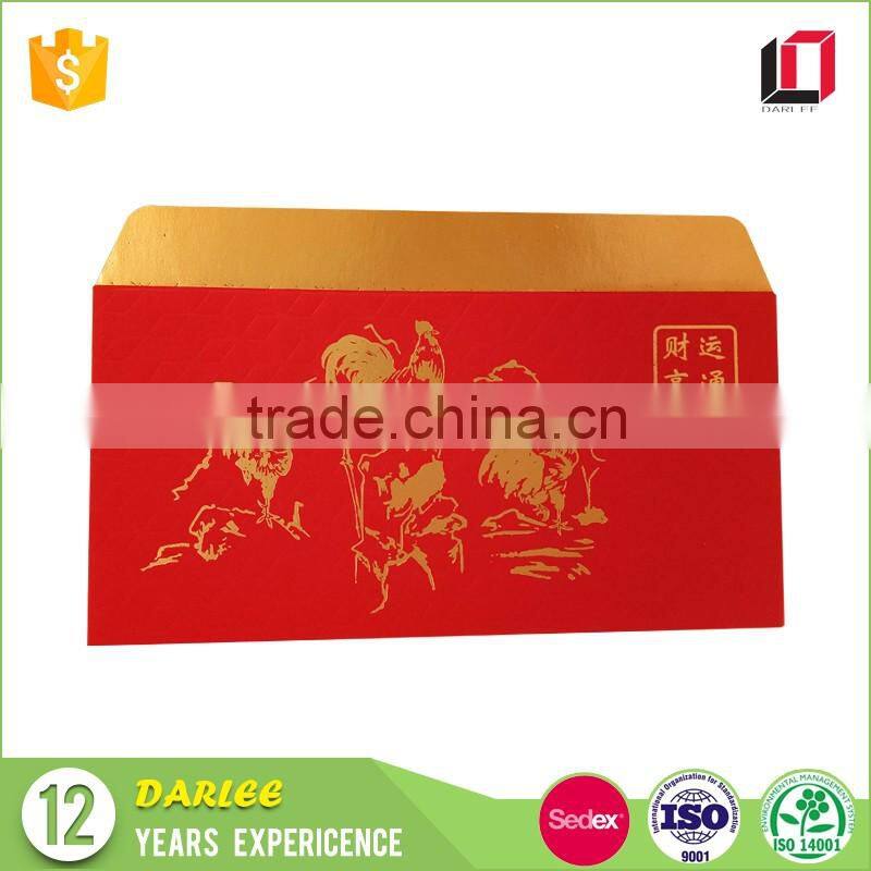 China manufacturers ang pow custom design red pocket printing with own logo